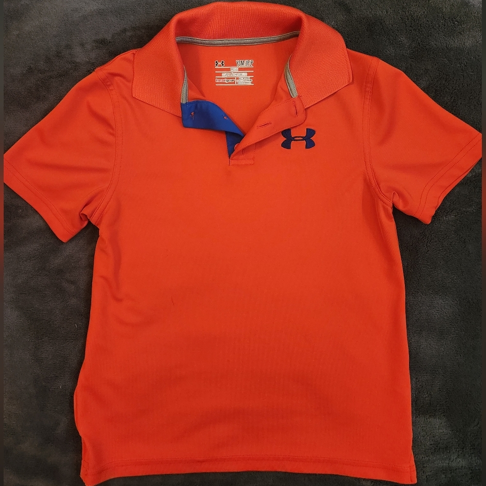 Under Armour boys youth small polo shirt